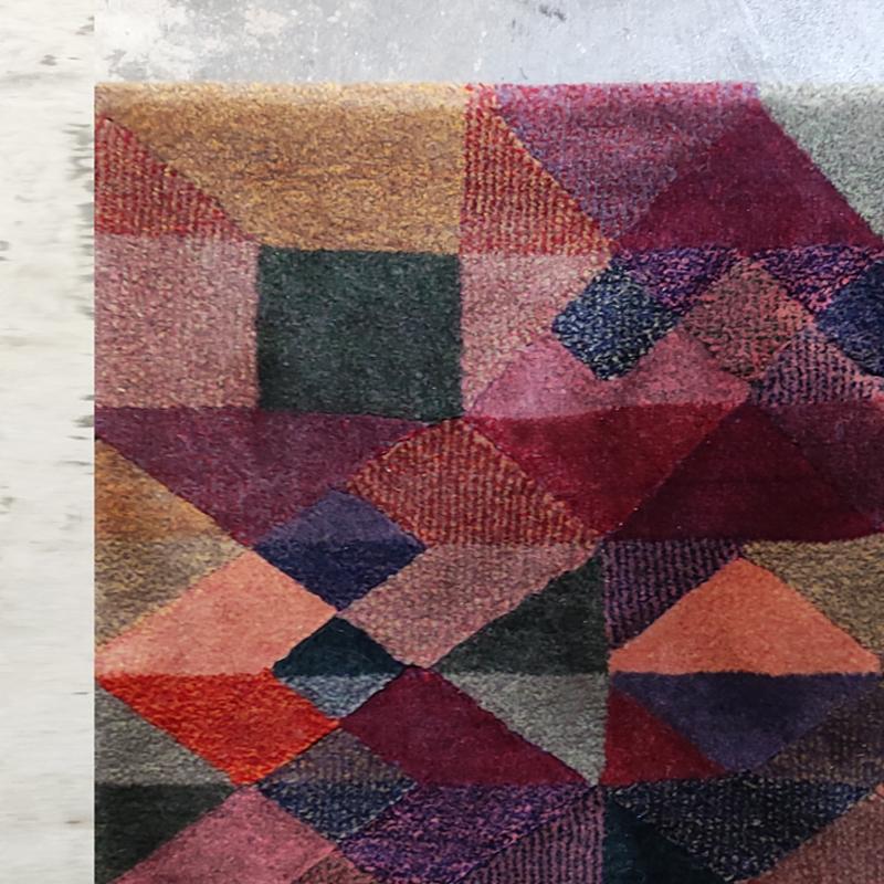 1980s Woolen Rug by Missoni for T&J Vestor called 