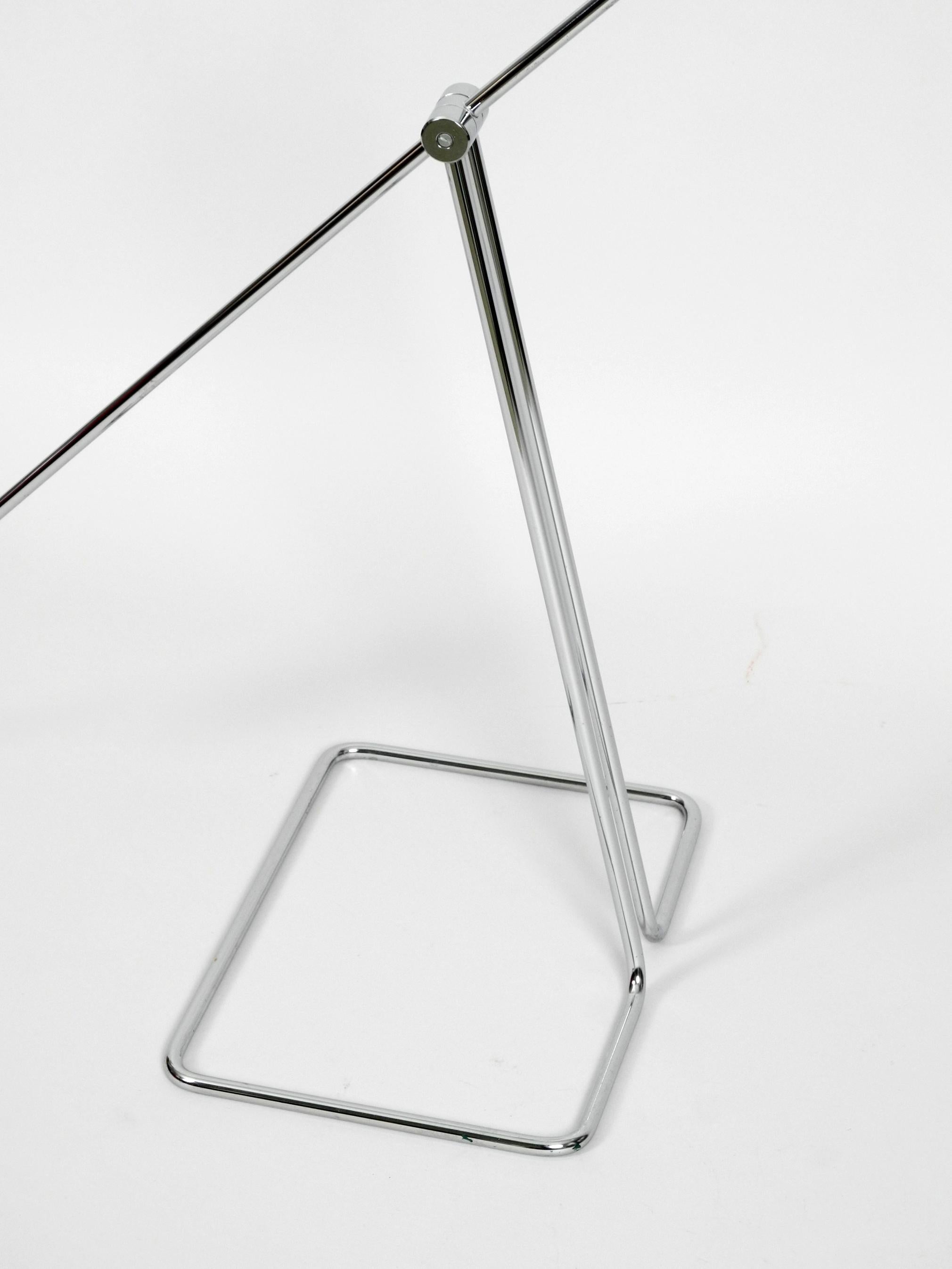 1980s Extra Large Chromed Metal Floor Desk Lamp by Ikea, Model OMI L 705 8