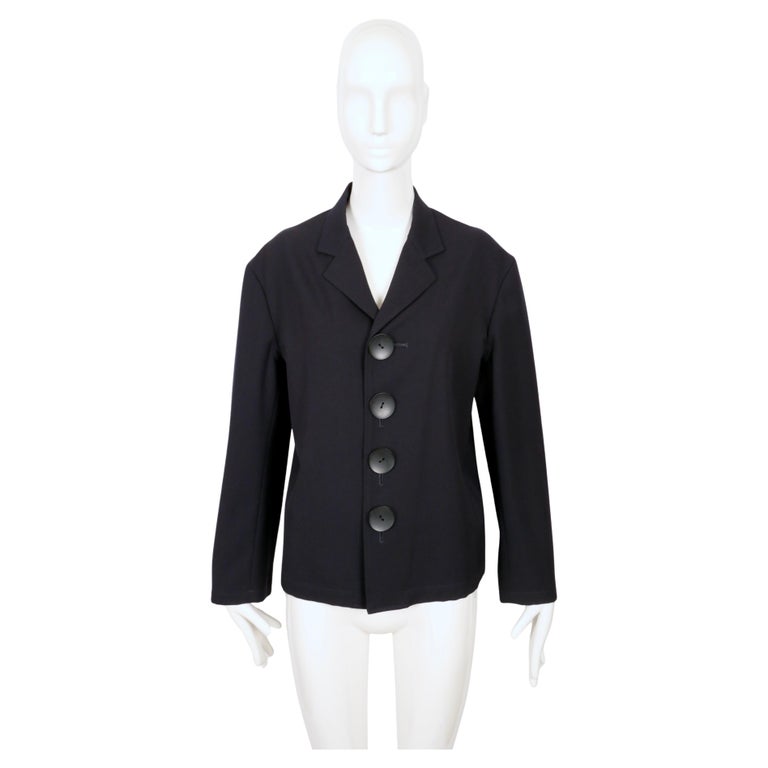 Yohji Yamamoto 80s Wool Gabardine Jacket 1980