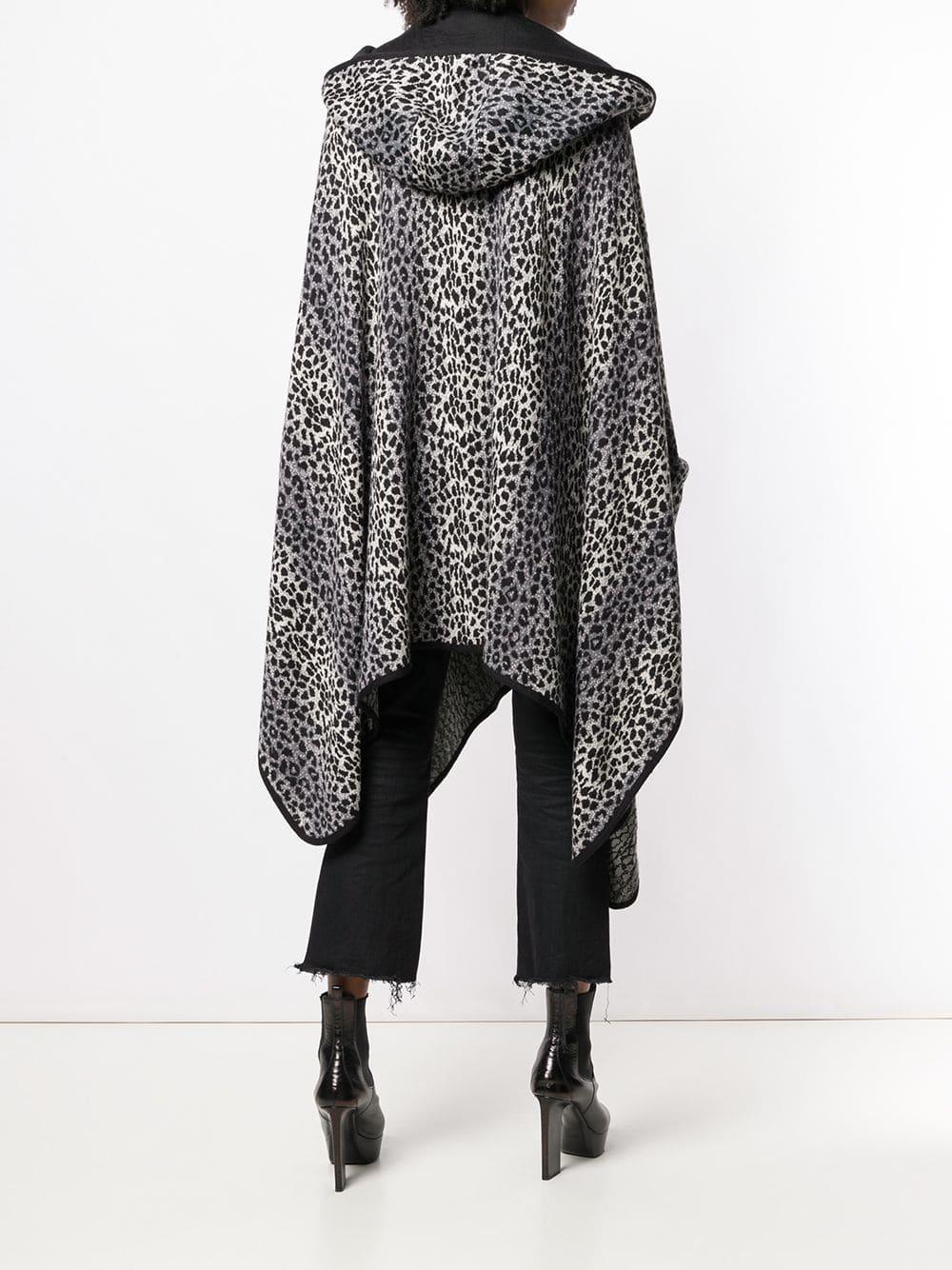 1980s Yves Saint Laurent Animal Print Cape In Excellent Condition In Lugo (RA), IT