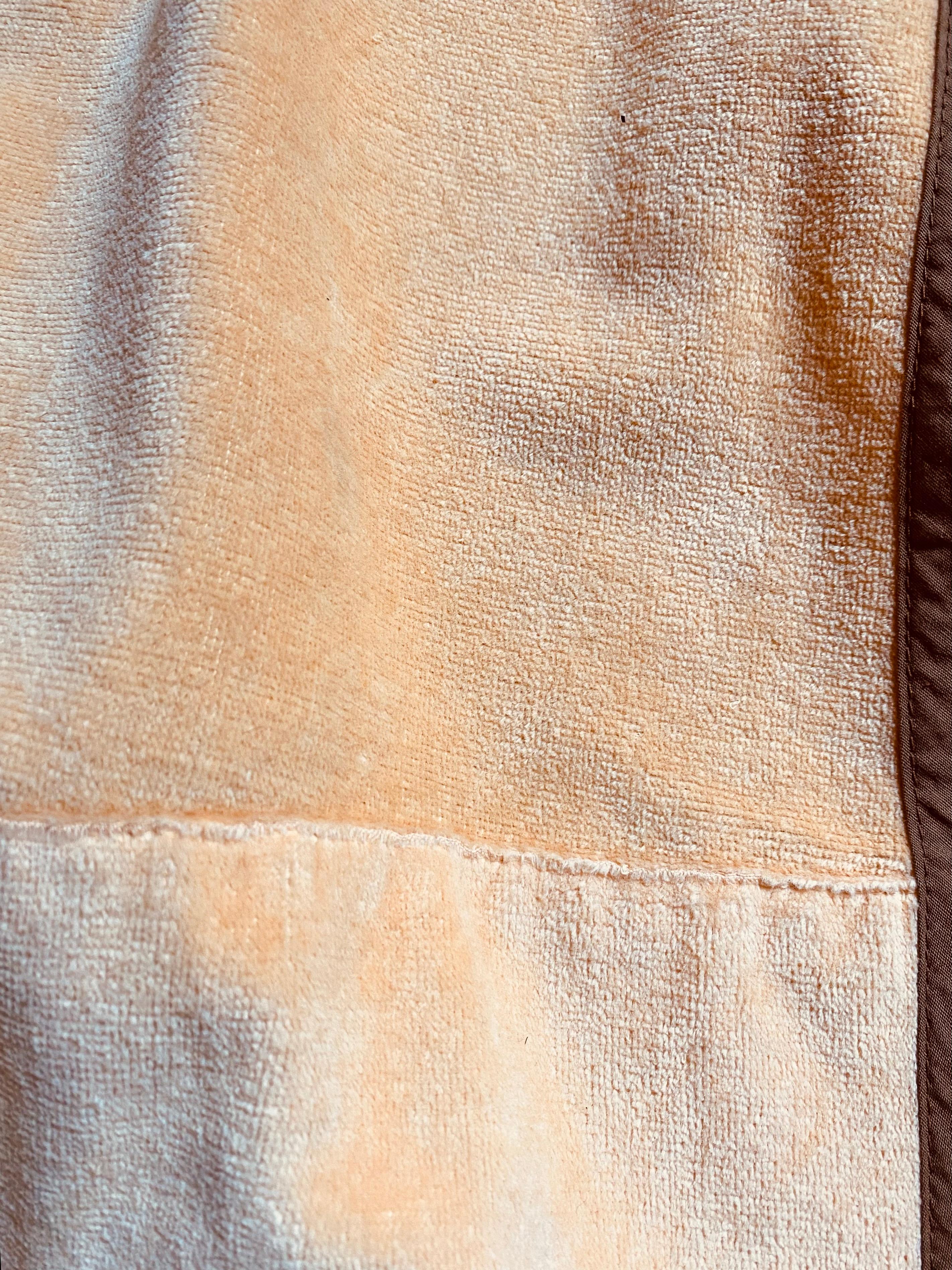 1980s Yves Saint Laurent Apron Brown Trim  Embroidered  Apron In Good Condition For Sale In London, GB