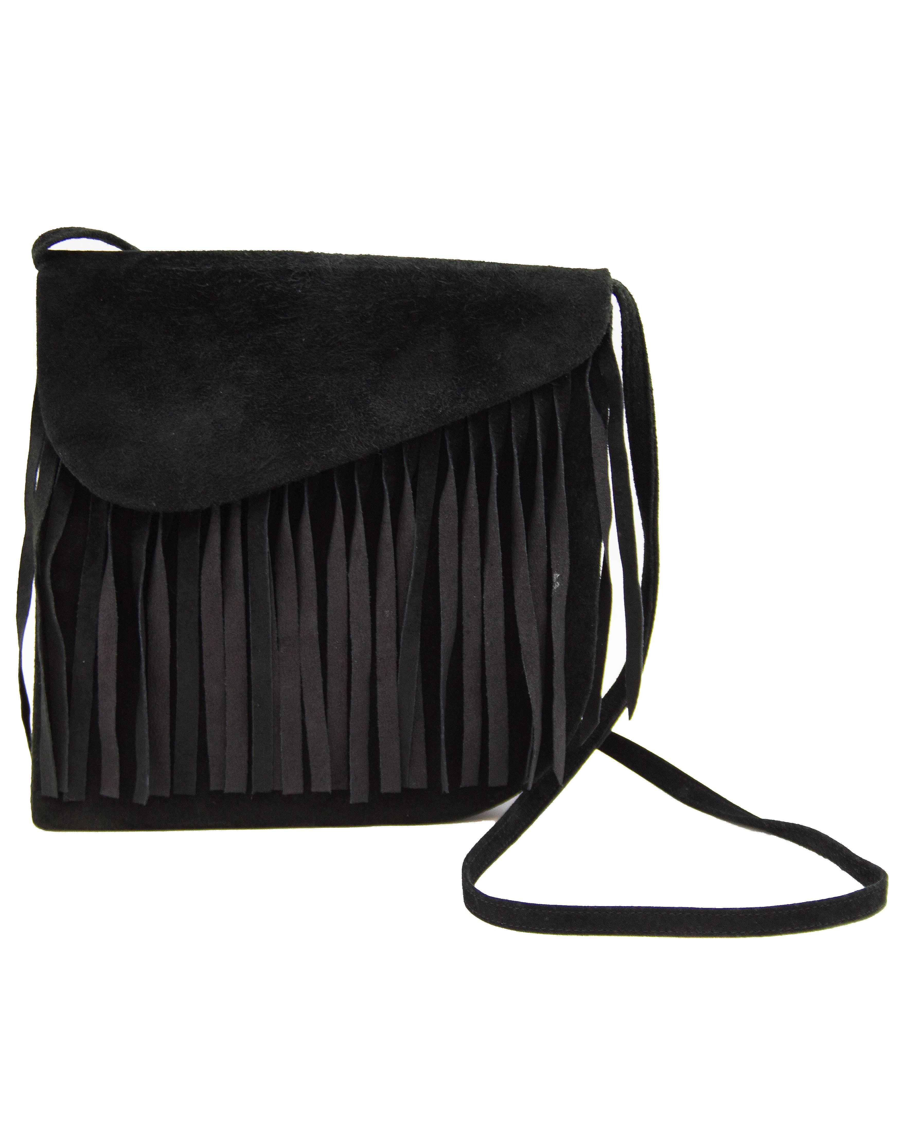 wildleder tasche schwarz klein