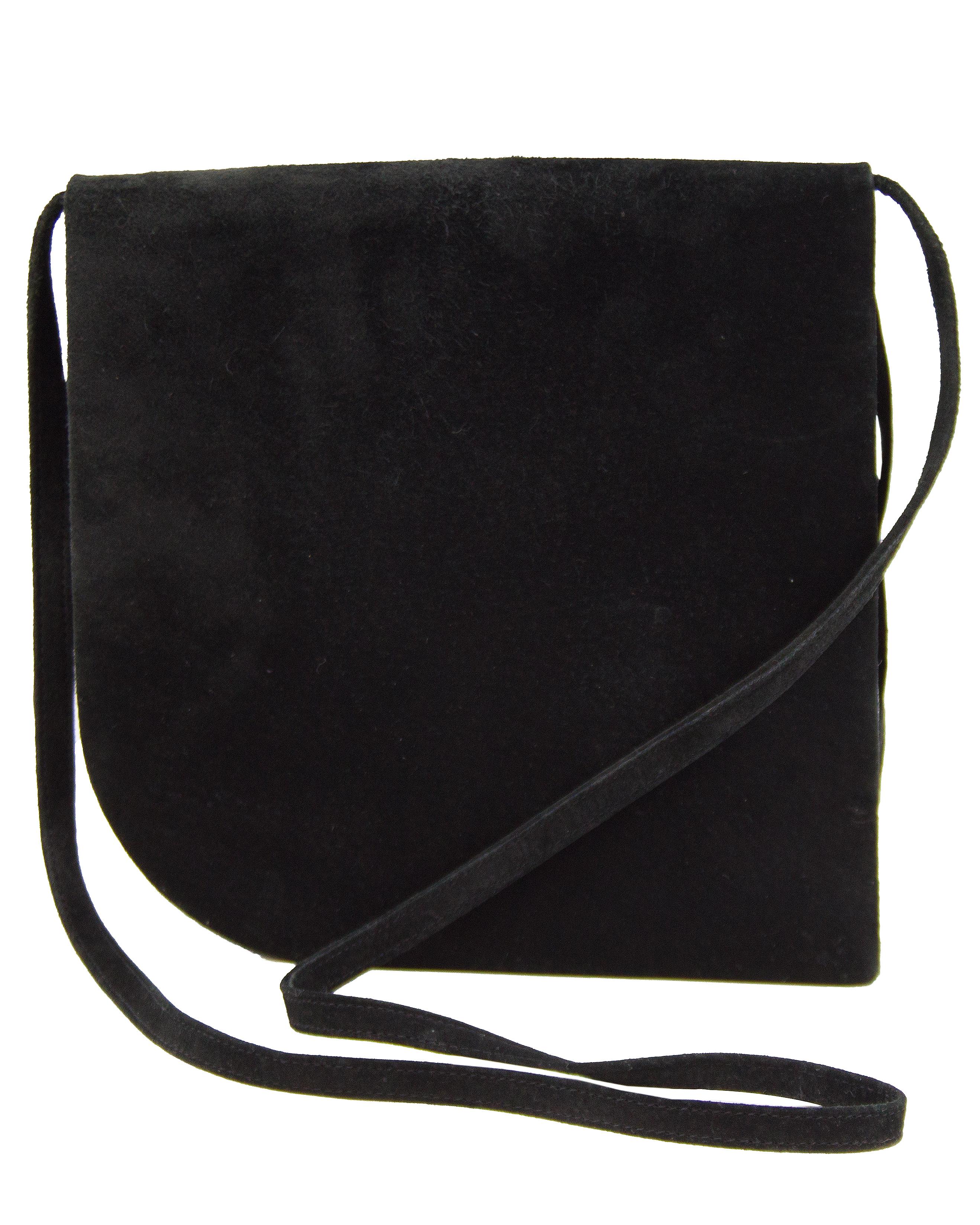 wildleder tasche schwarz klein