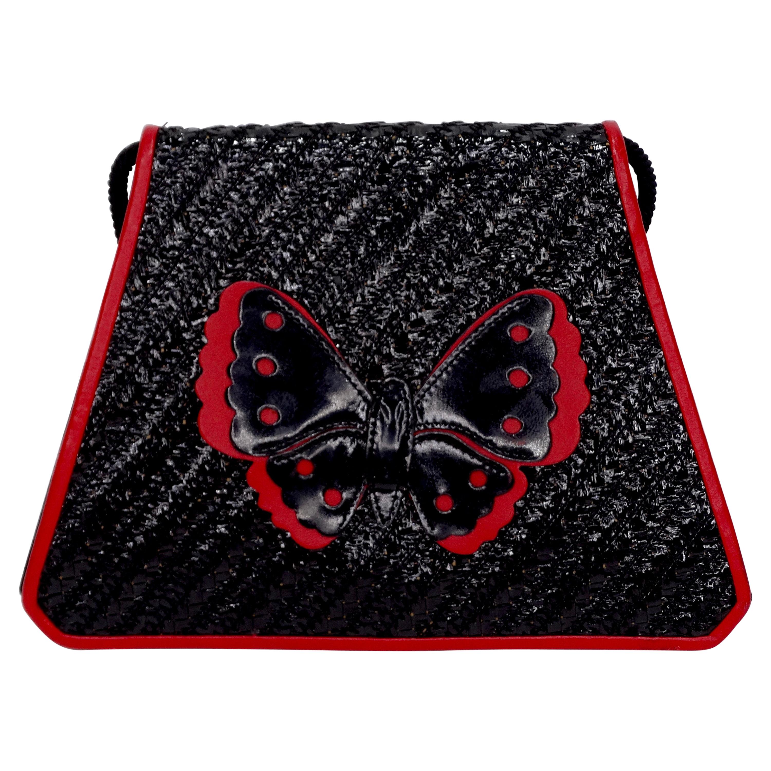 1980s Yves Saint Laurent Butterfly Bag
