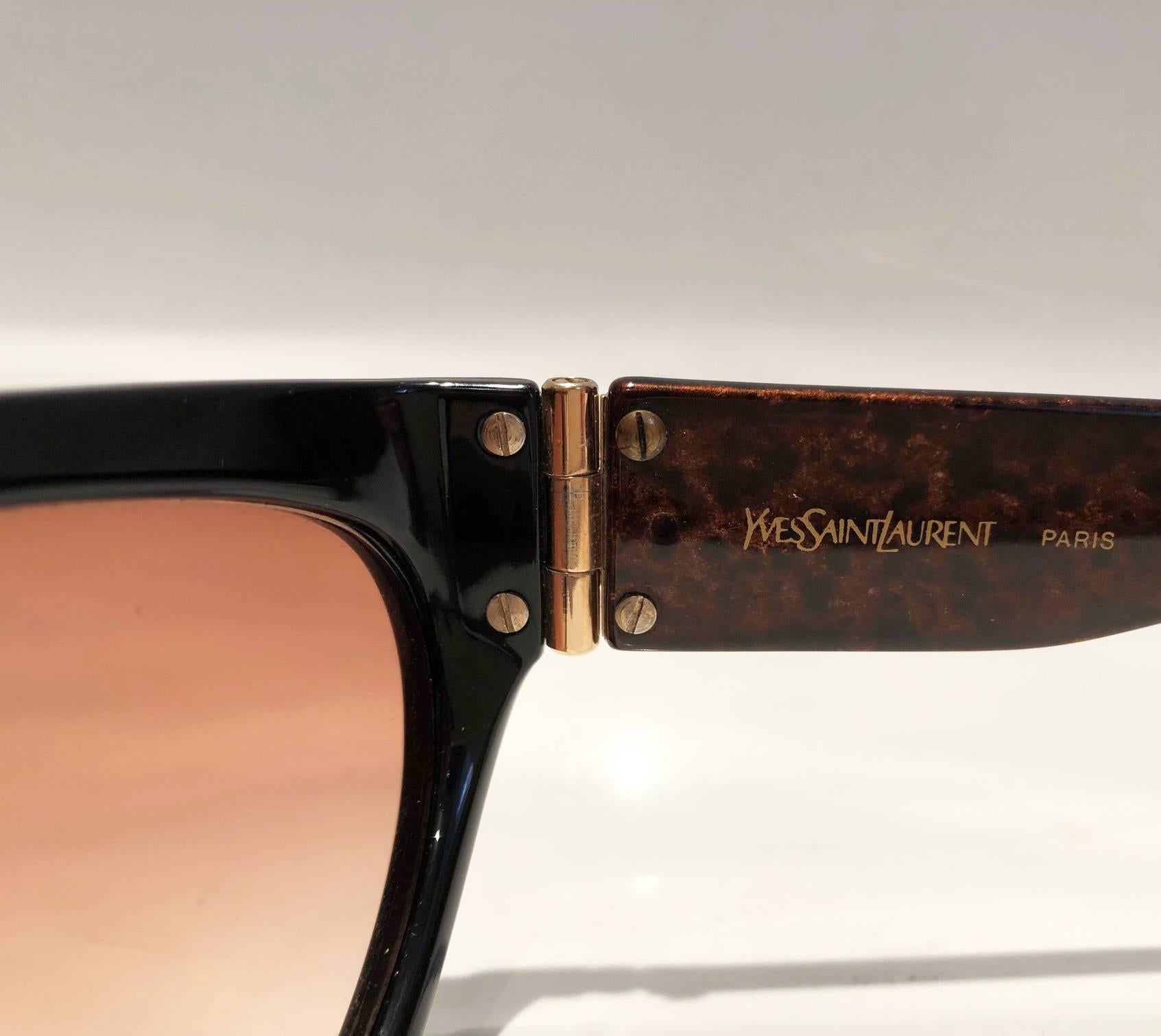Occhiali da sole Aviator anni '80 Yves Saint Laurent Champs Elysees 7