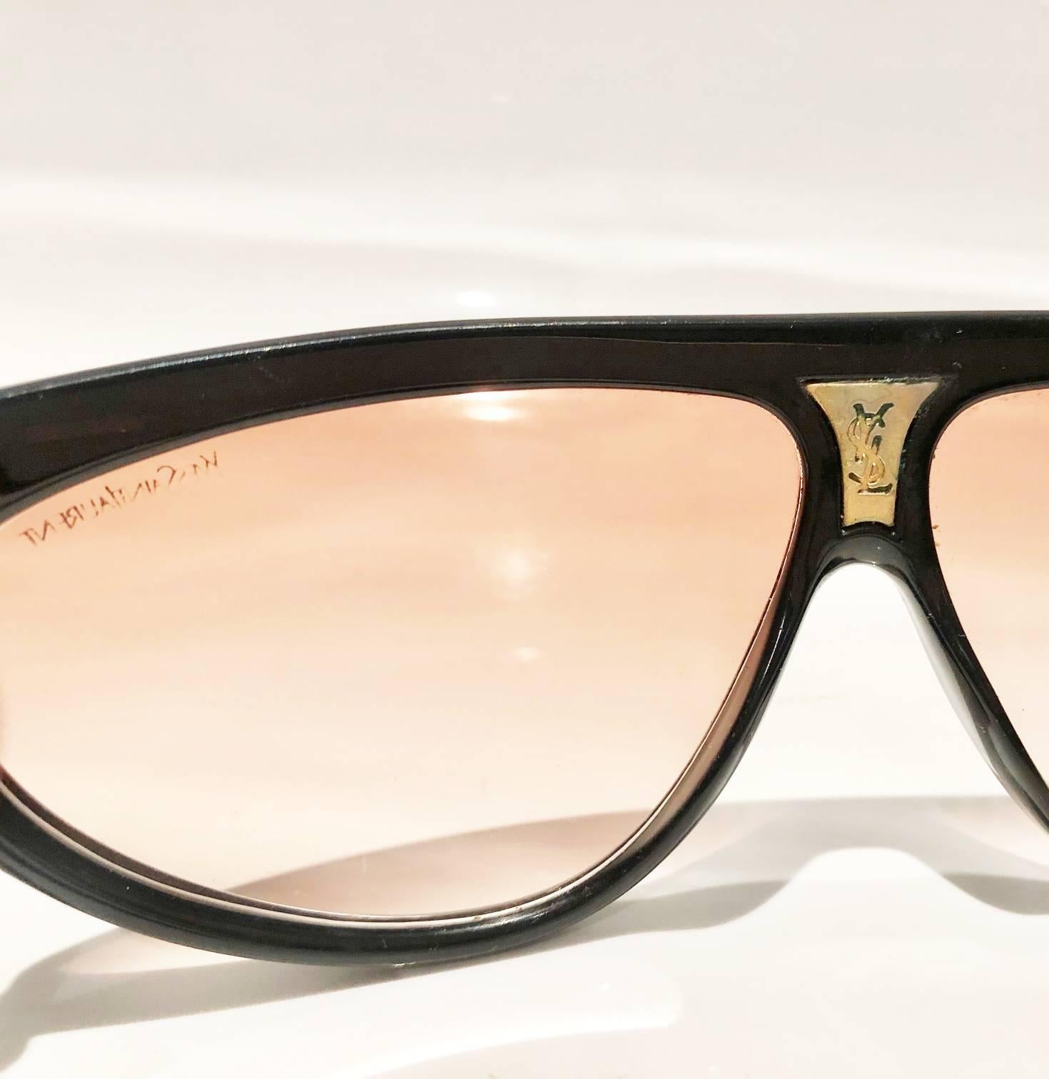 Occhiali da sole Aviator anni '80 Yves Saint Laurent Champs Elysees 3