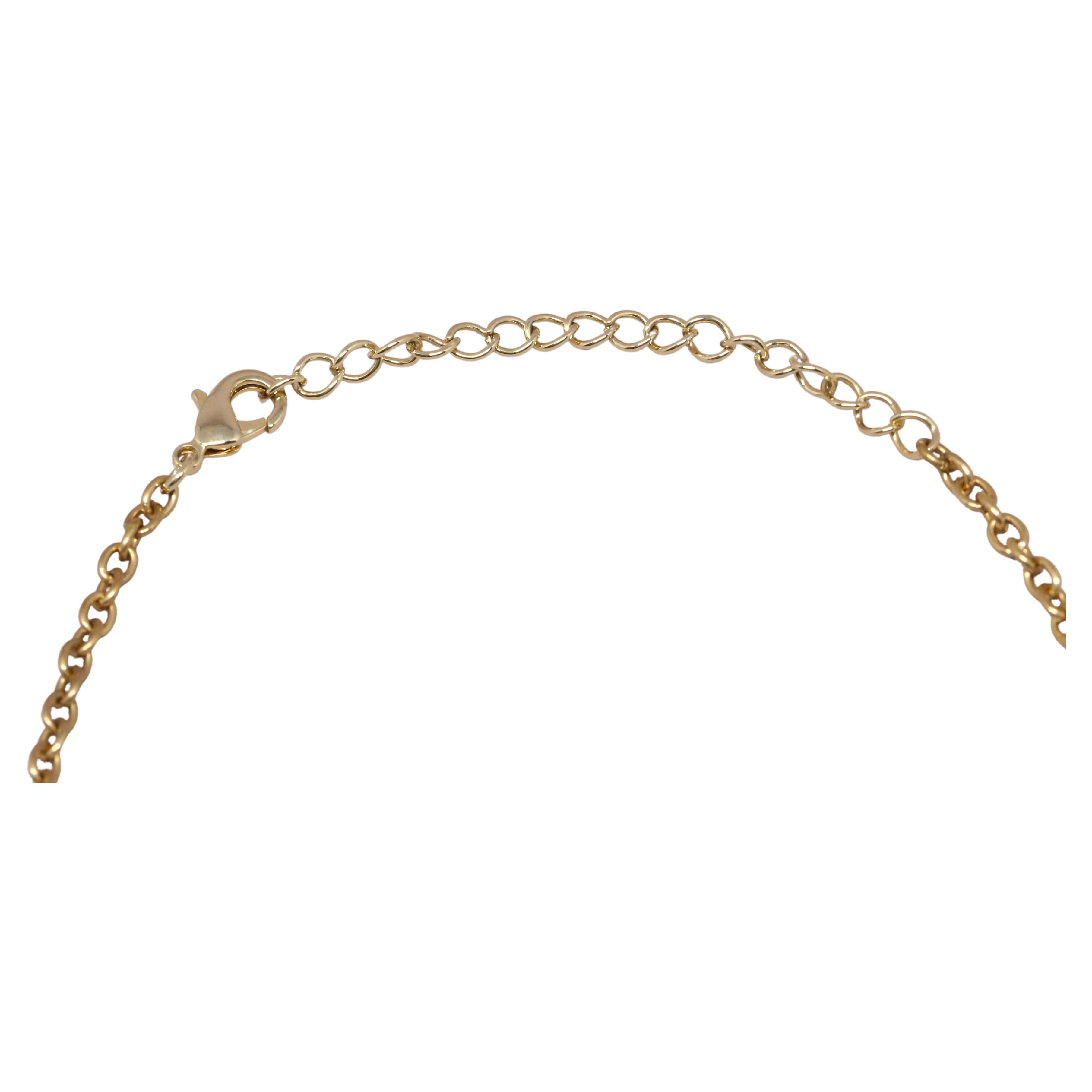 Collana Yves Saint Laurent del 1980 con cristalli sfaccettati e smalto in vendita 2