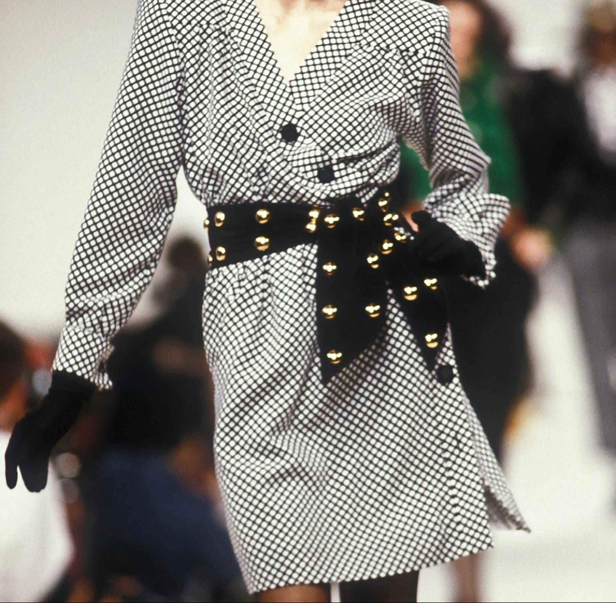 1989 Yves Saint Laurent Gripoix Sash Belt For Sale 2