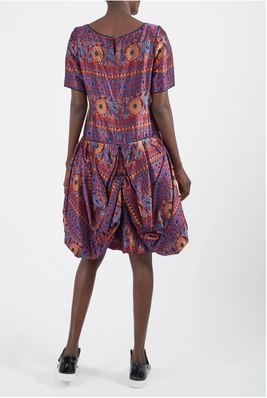Women's 1980s Yves Saint Laurent Rive Gauche Embroidered Dress