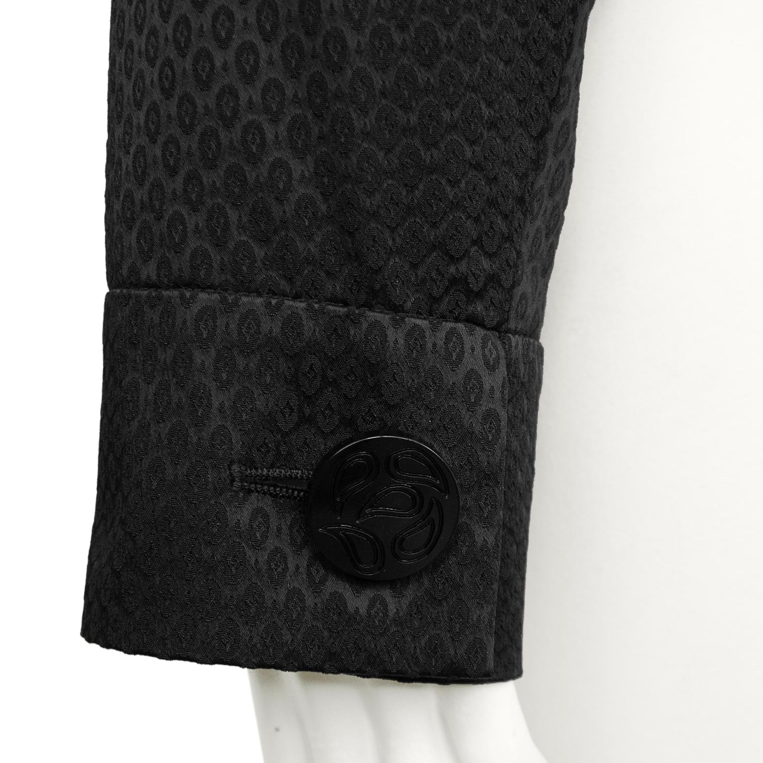 Chaqueta Yves Saint Laurent Rive Gauche de los años 80 con cuello fruncido en Bueno estado para la venta en Toronto, Ontario