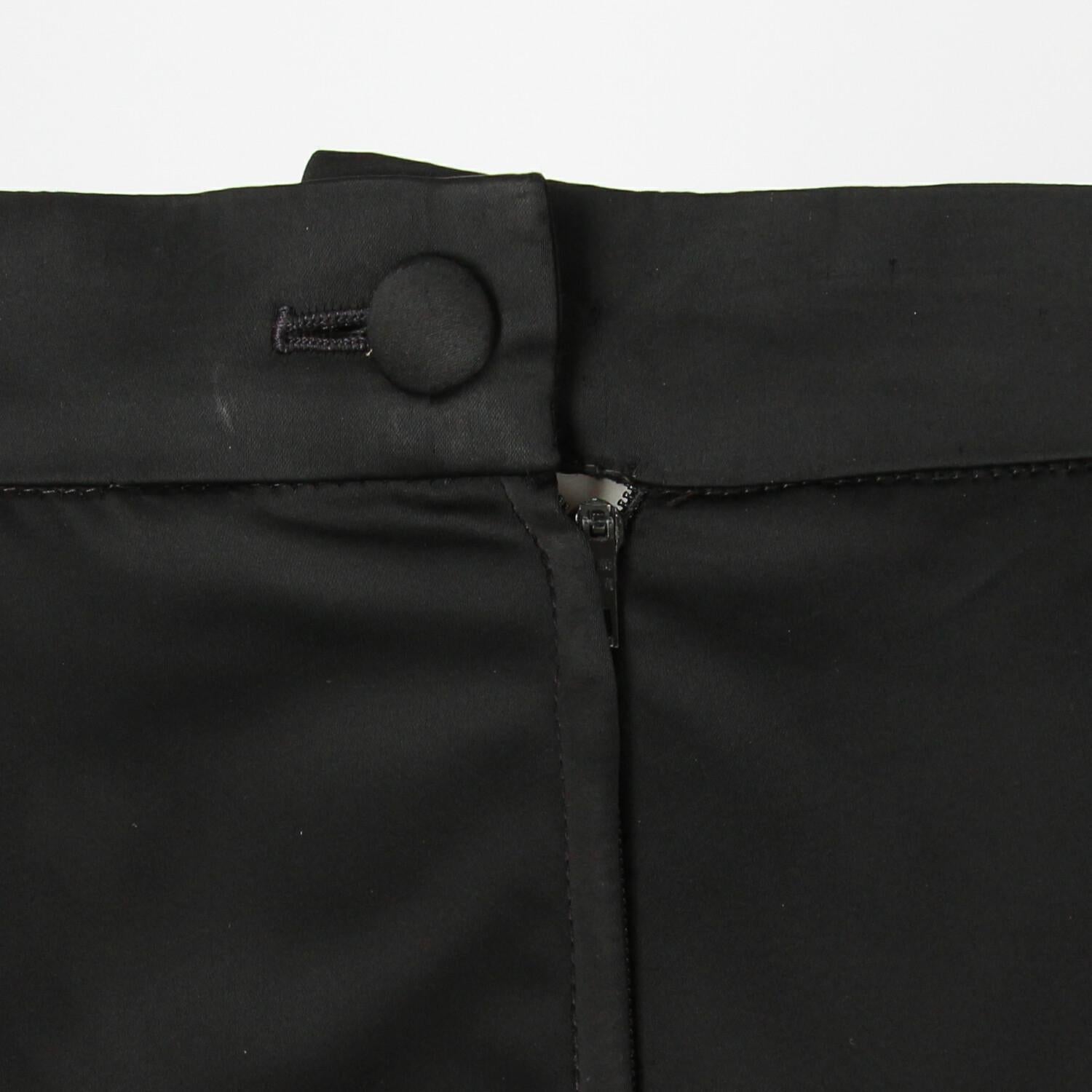 1980s Yves Saint Laurent Silk Skirt For Sale 4