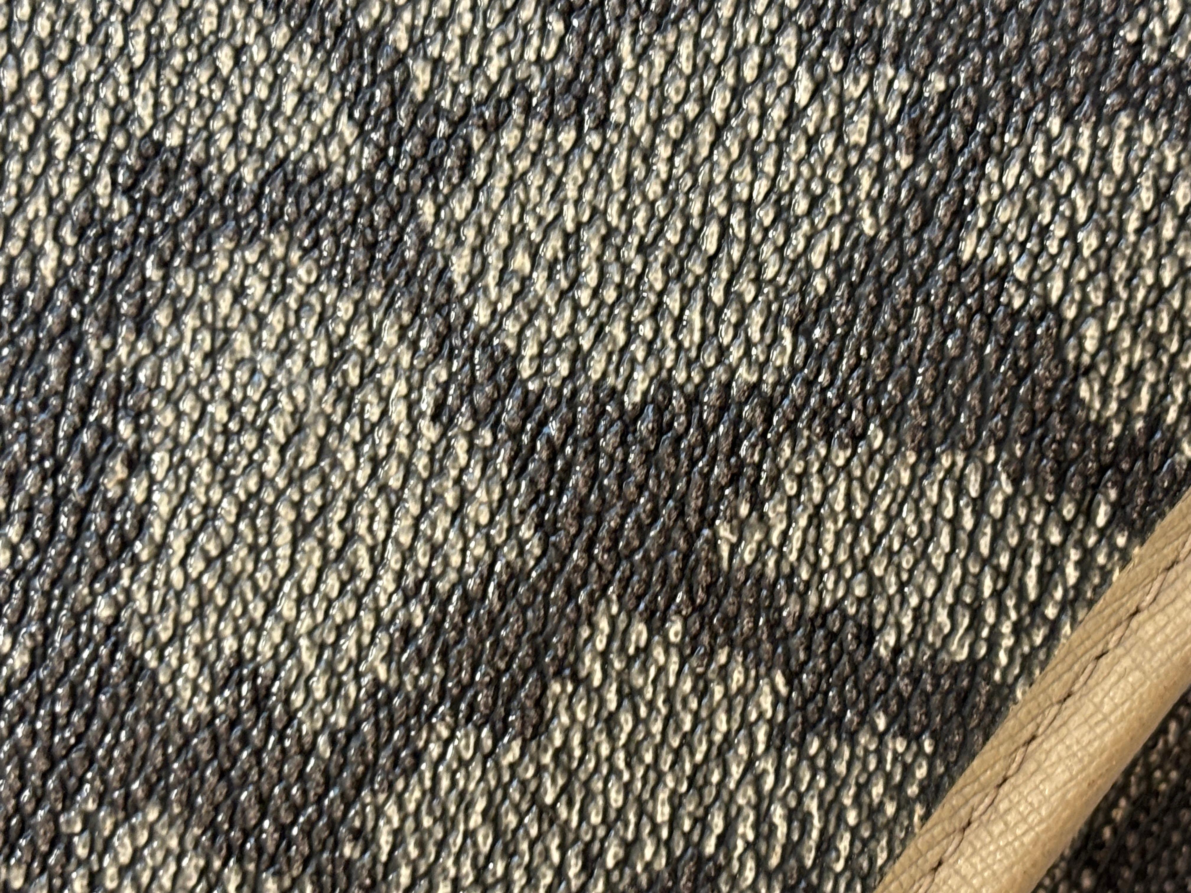 Black 1980s Yves Saint Laurent Tan Spotted Pattern Crossbody Bag