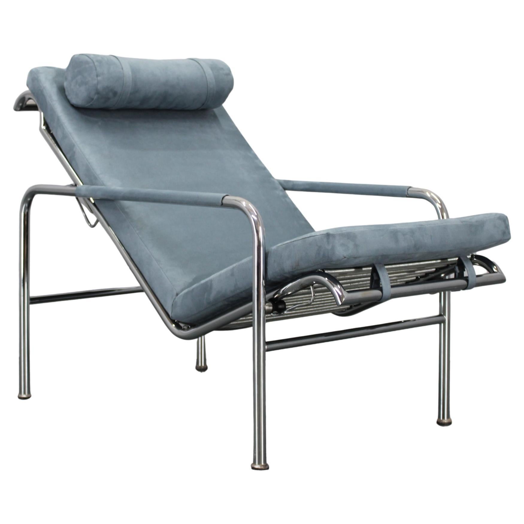 1980s Zanotta "Genni" Adjustable Lounge Chair, Italy For Sale