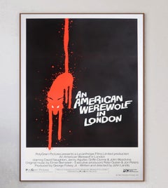 1981 Eine amerikanische Werewolf in London, Original-Vintage-Poster