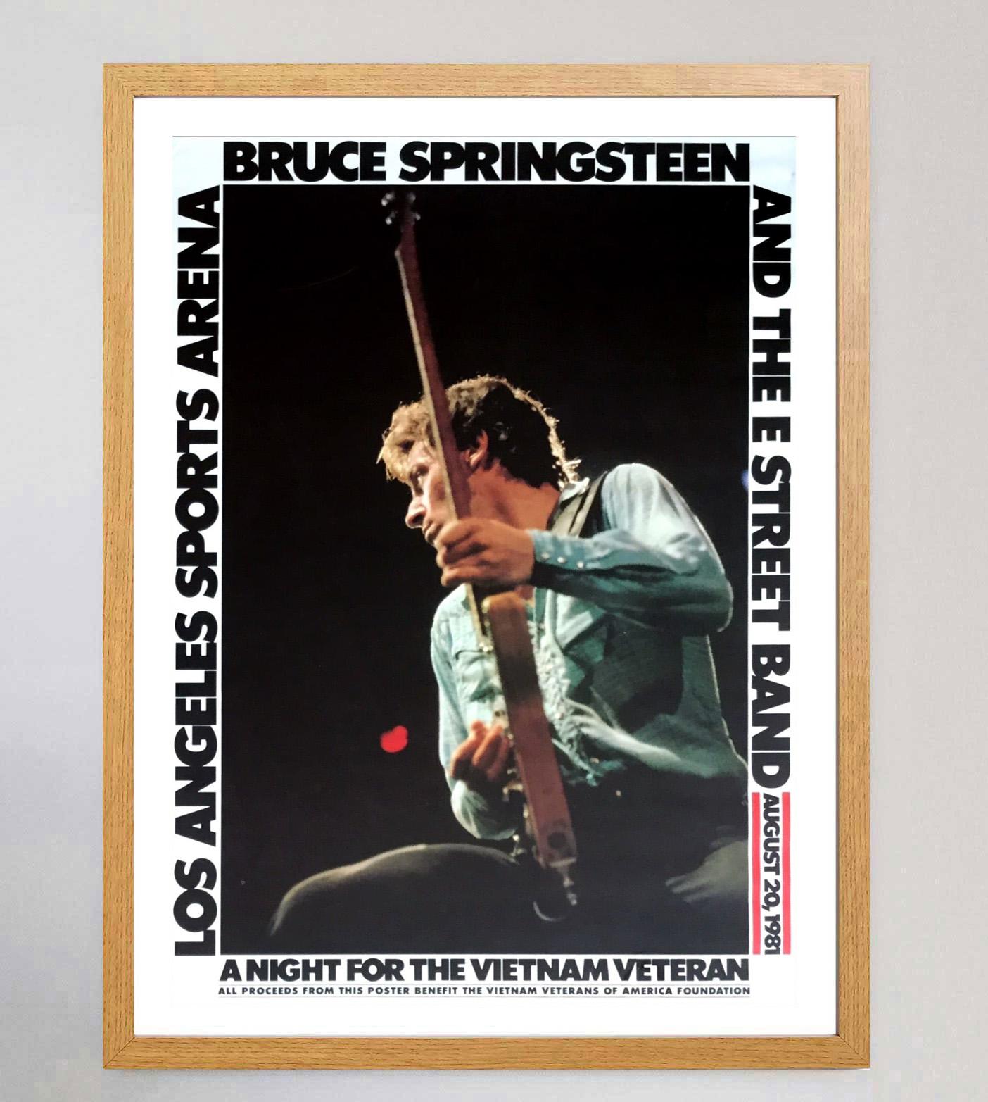 1981 Bruce Springsteen – Los Angeles, Original-Vintage-Poster (amerikanisch) im Angebot