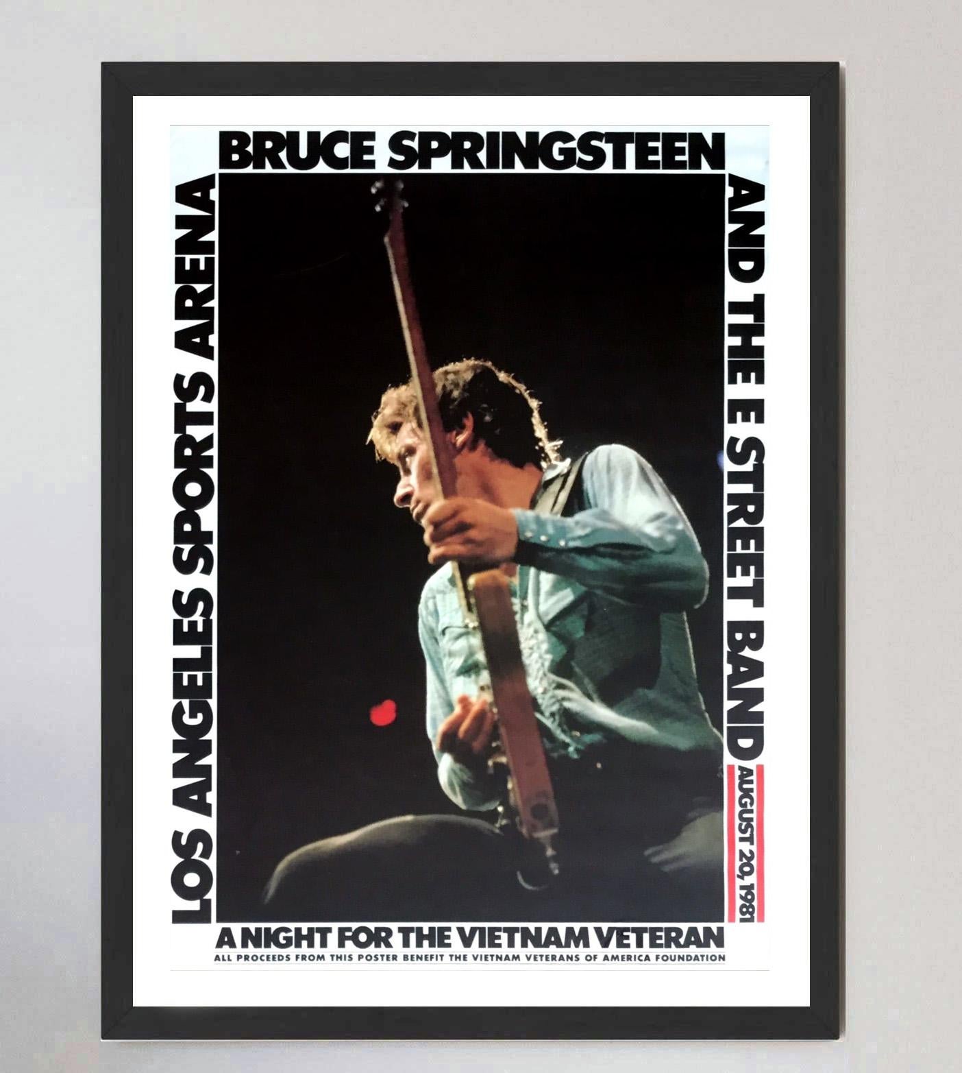 1981 Bruce Springsteen – Los Angeles, Original-Vintage-Poster (Ende des 20. Jahrhunderts) im Angebot