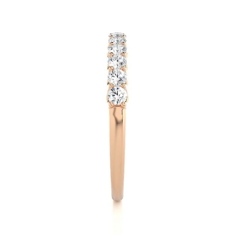 1981 Classic Collection Ring: 0,5 Karat Diamanten in 14k Rose Gold (Rundschliff) im Angebot
