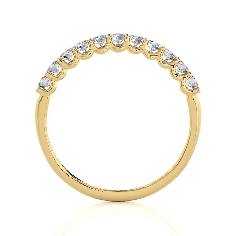 Modern 1981 Classic Collection Ring: 0.5 Carat Diamonds in 14k Yellow Gold For Sale