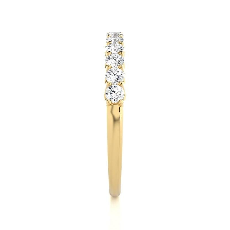 Round Cut 1981 Classic Collection Ring: 0.5 Carat Diamonds in 14k Yellow Gold For Sale