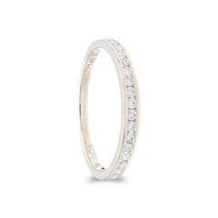 1981 Classic Collection Wedding Band Ring: 0.25 Ct Diamonds in 14K Yellow Gold