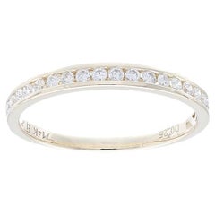 1981 Classic Collection Wedding Band Ring: 0.25 Ct Diamonds in 14K Yellow Gold