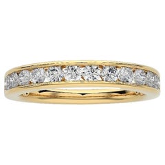 1981 Classic Collection Wedding Band Ring: 0.5 Ct Diamonds in 14K Yellow Gold