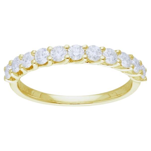 1981 Classic Collection Wedding Band Ring: 0.72 Carat Diamond in 14K Yellow Gold For Sale