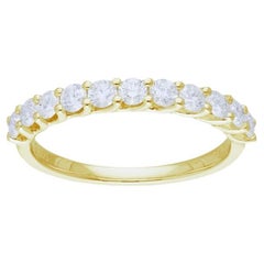 1981 Classic Collection Wedding Band Ring: 0.72 Carat Diamond in 14K Yellow Gold