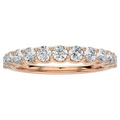 1981 Classic Collection Wedding Band Ring : 0.8 Carat Diamonds in 14K Rose Gold