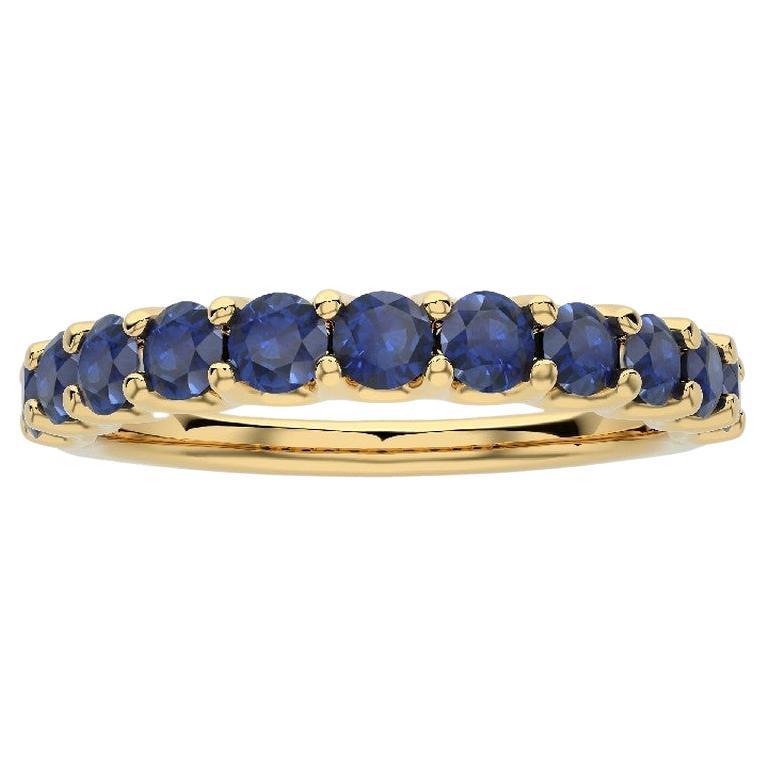 1981 Classic Collection Wedding Band Ring : 1.2 Carat Sapphire in 14K Yellow Gold