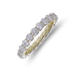 1981 Classic Collection Wedding Band Ring: 2 Ct Diamonds in 14K Yellow Gold