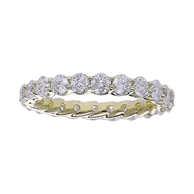 1981 Classic Collection Ehering: 2 Karat Diamanten in 18K Gelbgold