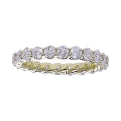 1981 Classic Collection Ehering: 2 Karat Diamanten in 18K Gelbgold