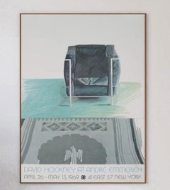 1981 David Hockney at Andre Emmerich - New York Original Vintage Poster