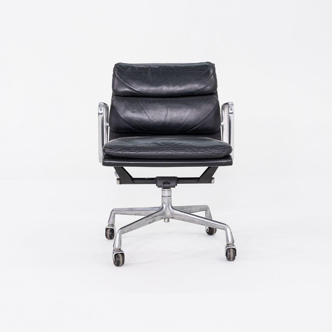 Fin du 20e siècle Chaise de bureau Eames Soft Pad Management avec dossier en tissu Herman Miller, 1981 en vente