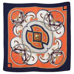 Hermès - Écharpe Washington Carriage en soie