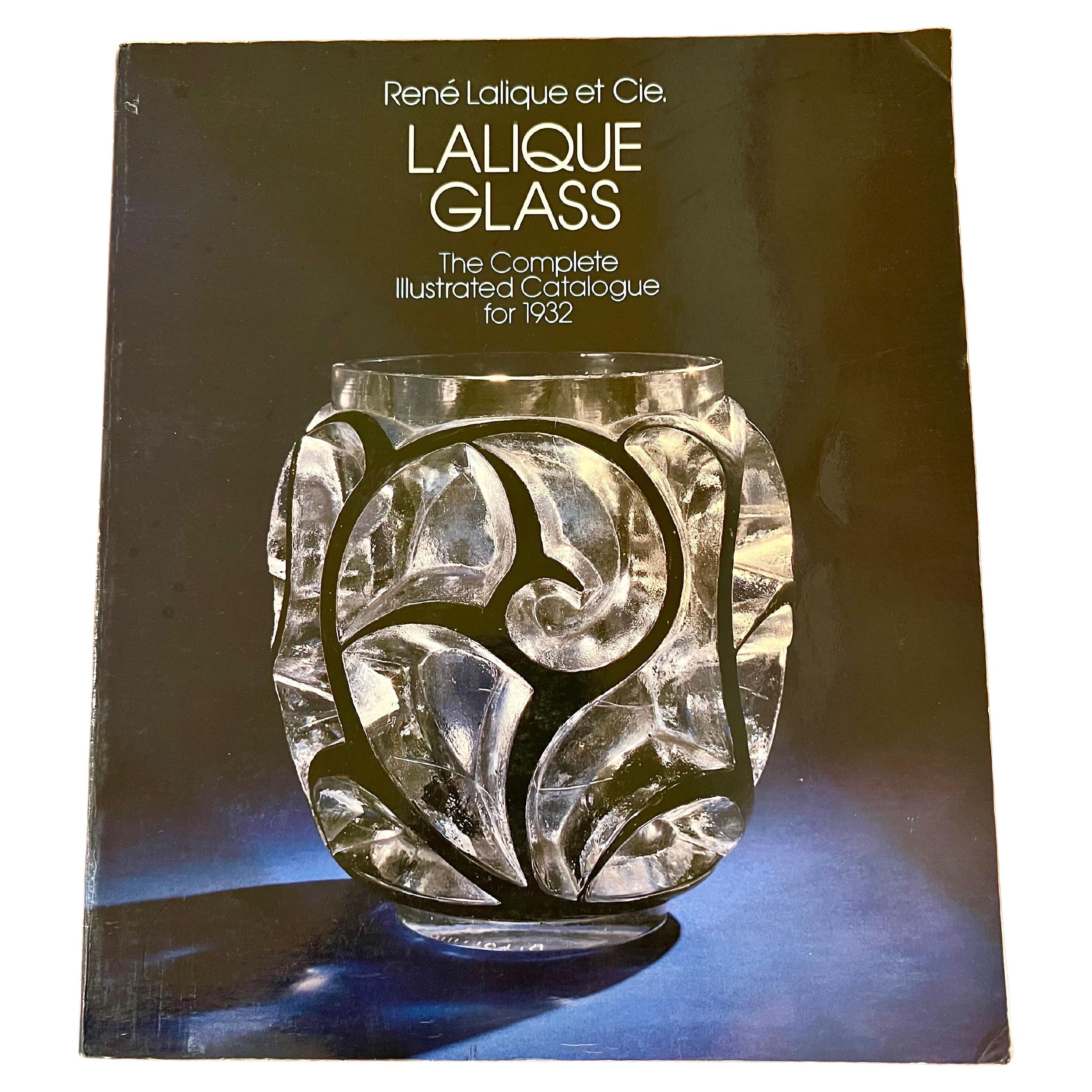 1981 Lalique Glass Ilustrated Catalog Book by Dover Publications