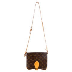 1981 Louis Vuitton Monogram Cartouchiere Shoulder Bag MM