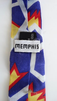 1981 Nathalie Du Pasquier 'Burundi' Memphis Milano Tie