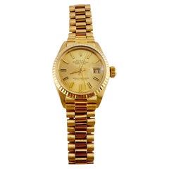 1981 Reloj Rolex de oro amarillo de 18 quilates para señora 6917 Correa jubileo 26 mm #20298