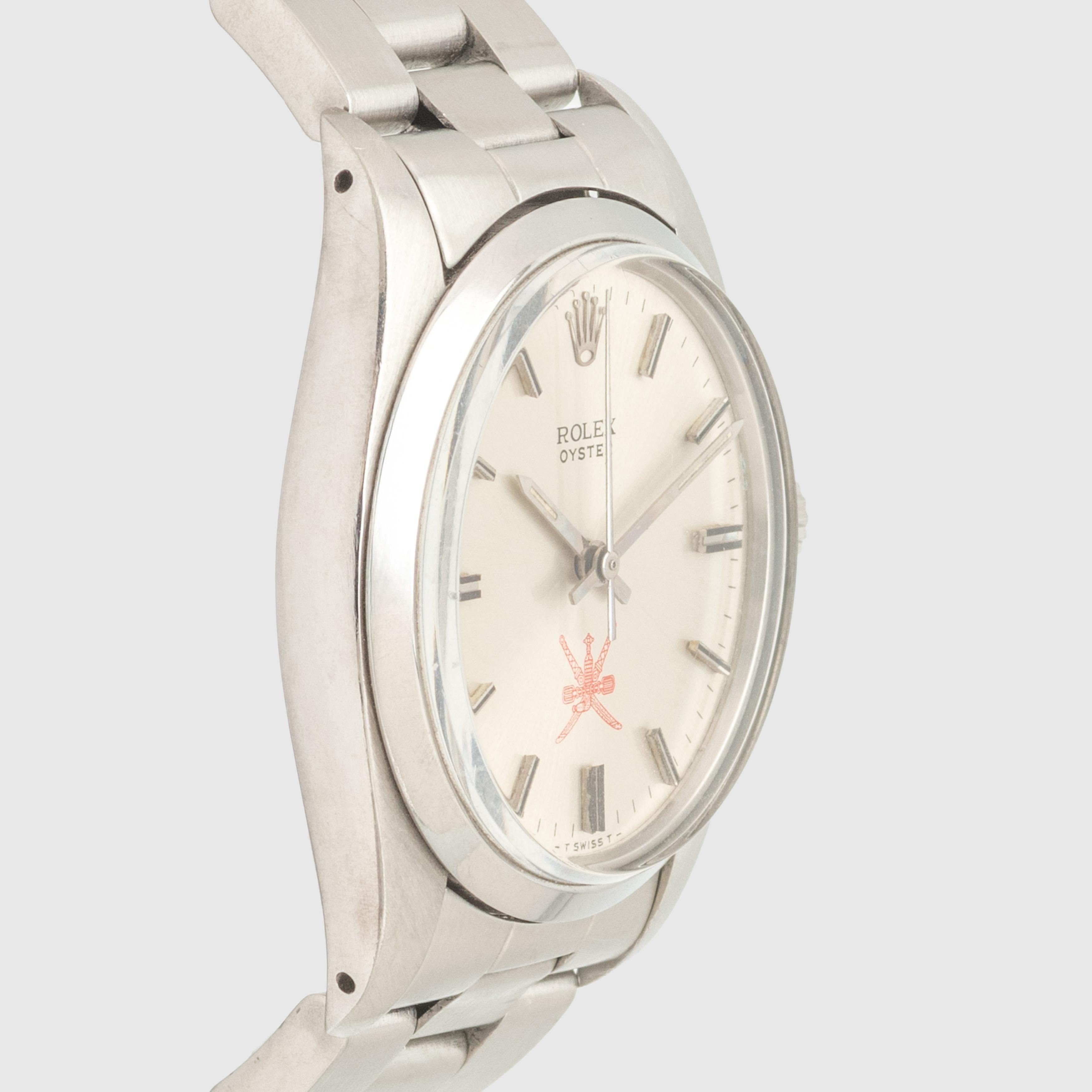 1981 Rolex Oyster Precision Oman Rot Khanjar Ref. 6426 für Damen oder Herren im Angebot