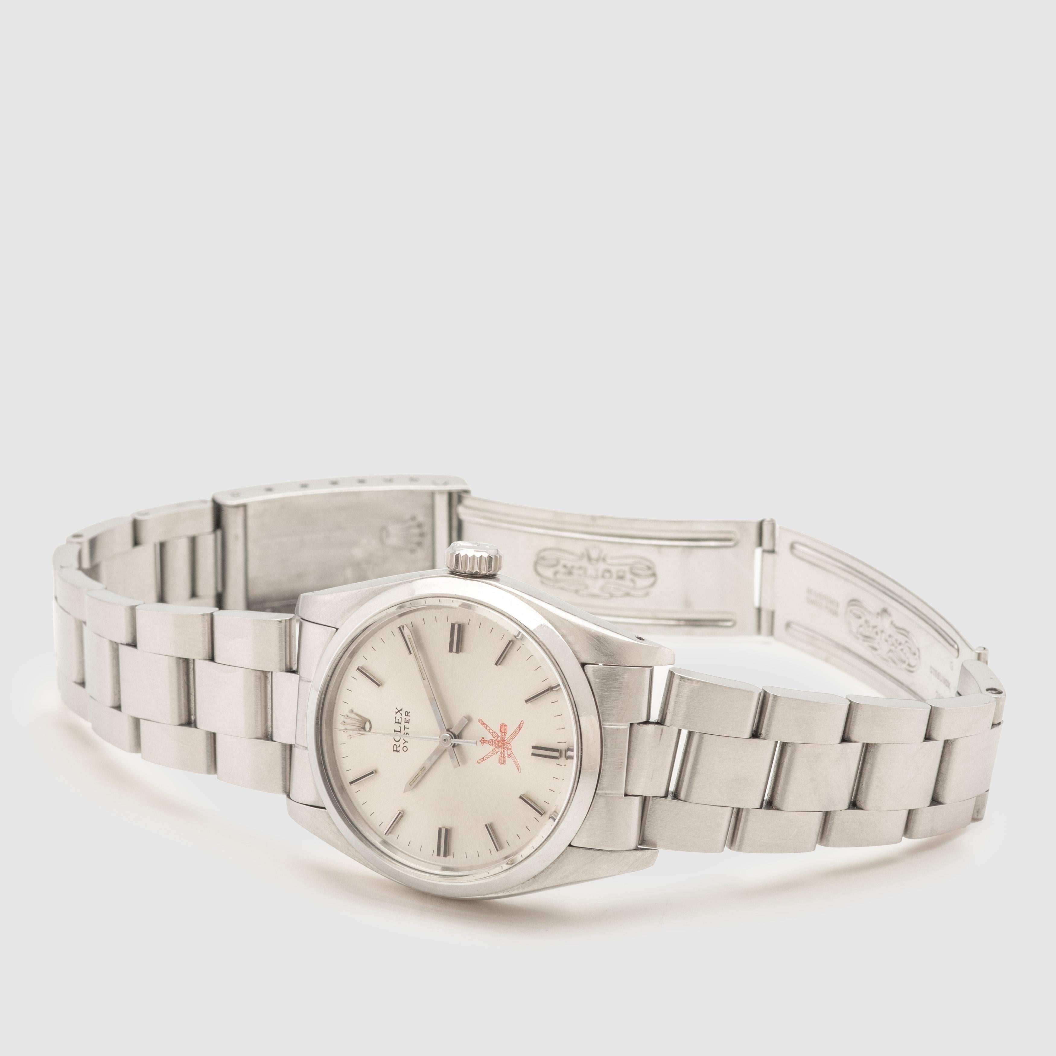 1981 Rolex Oyster Precision Oman Rot Khanjar Ref. 6426 im Angebot 1