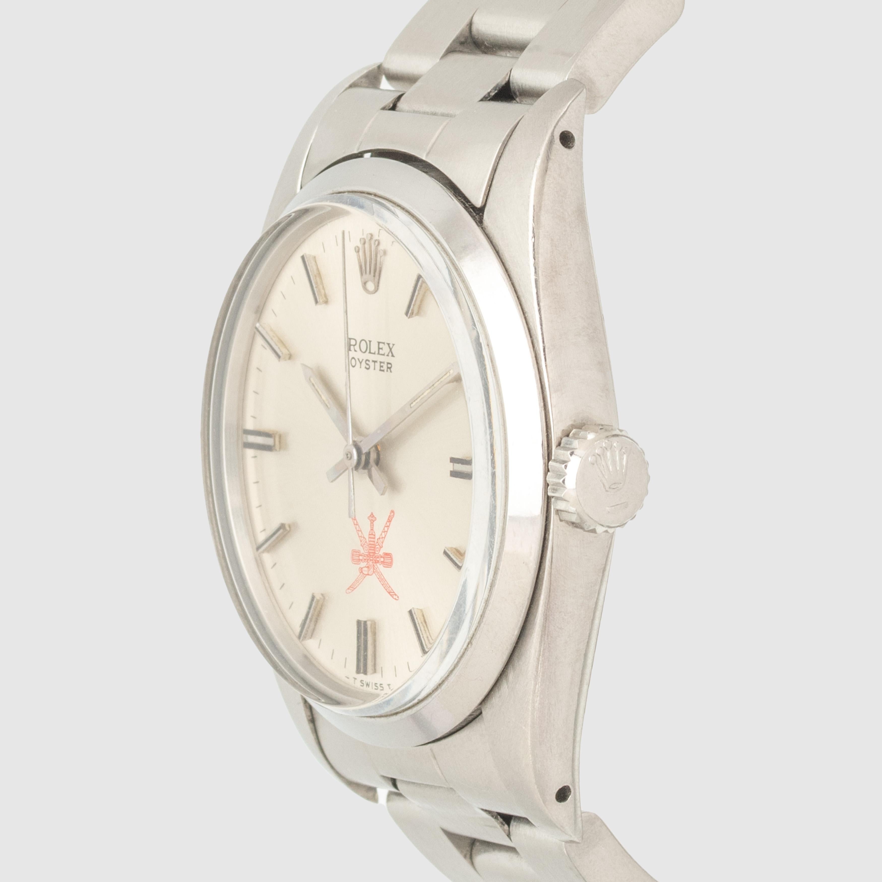1981 Rolex Oyster Precision Oman Rot Khanjar Ref. 6426 im Angebot 2