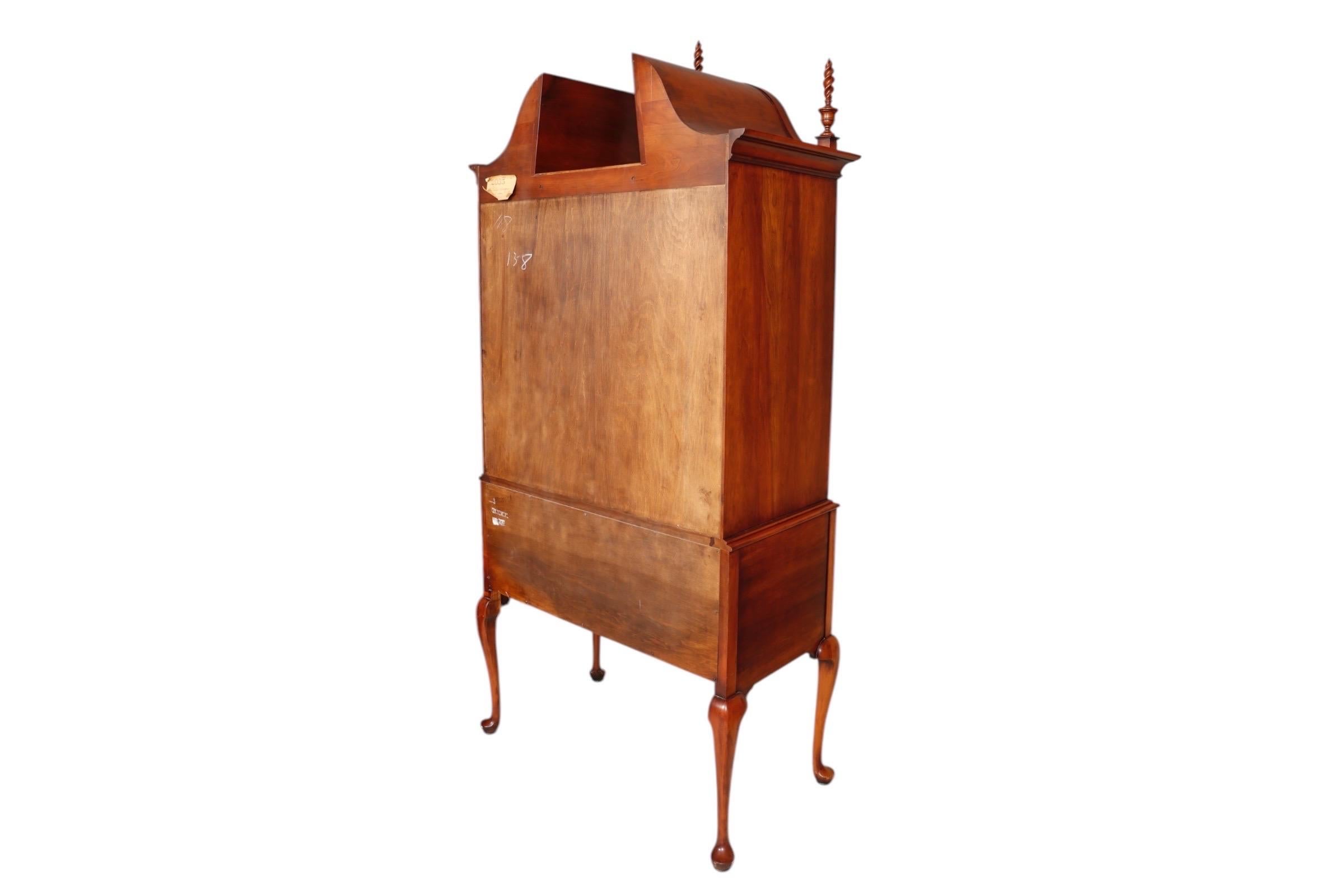 1981 Statton Highboy im Queen Anne-Stil im Angebot 4