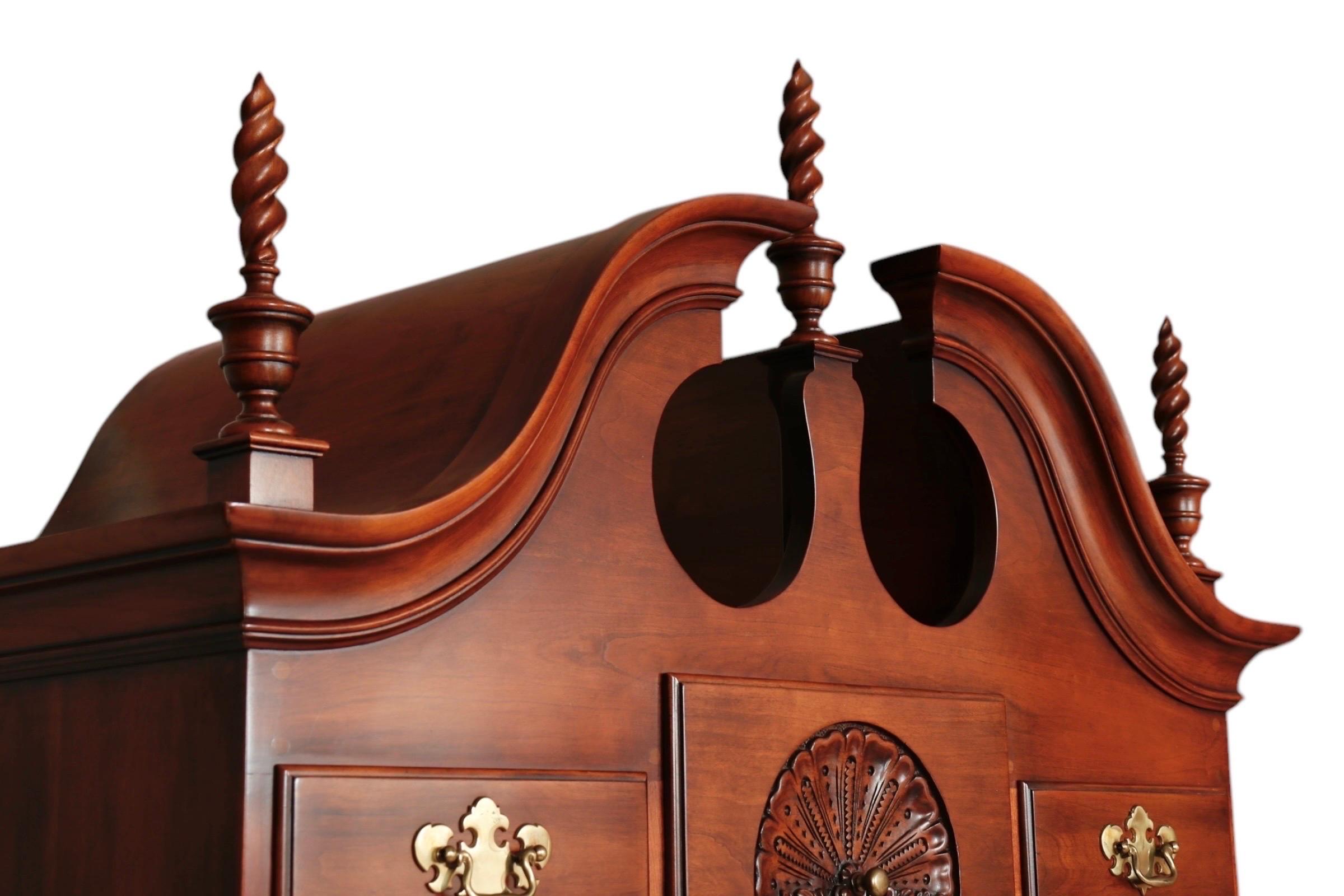 1981 Statton Highboy im Queen Anne-Stil (amerikanisch) im Angebot