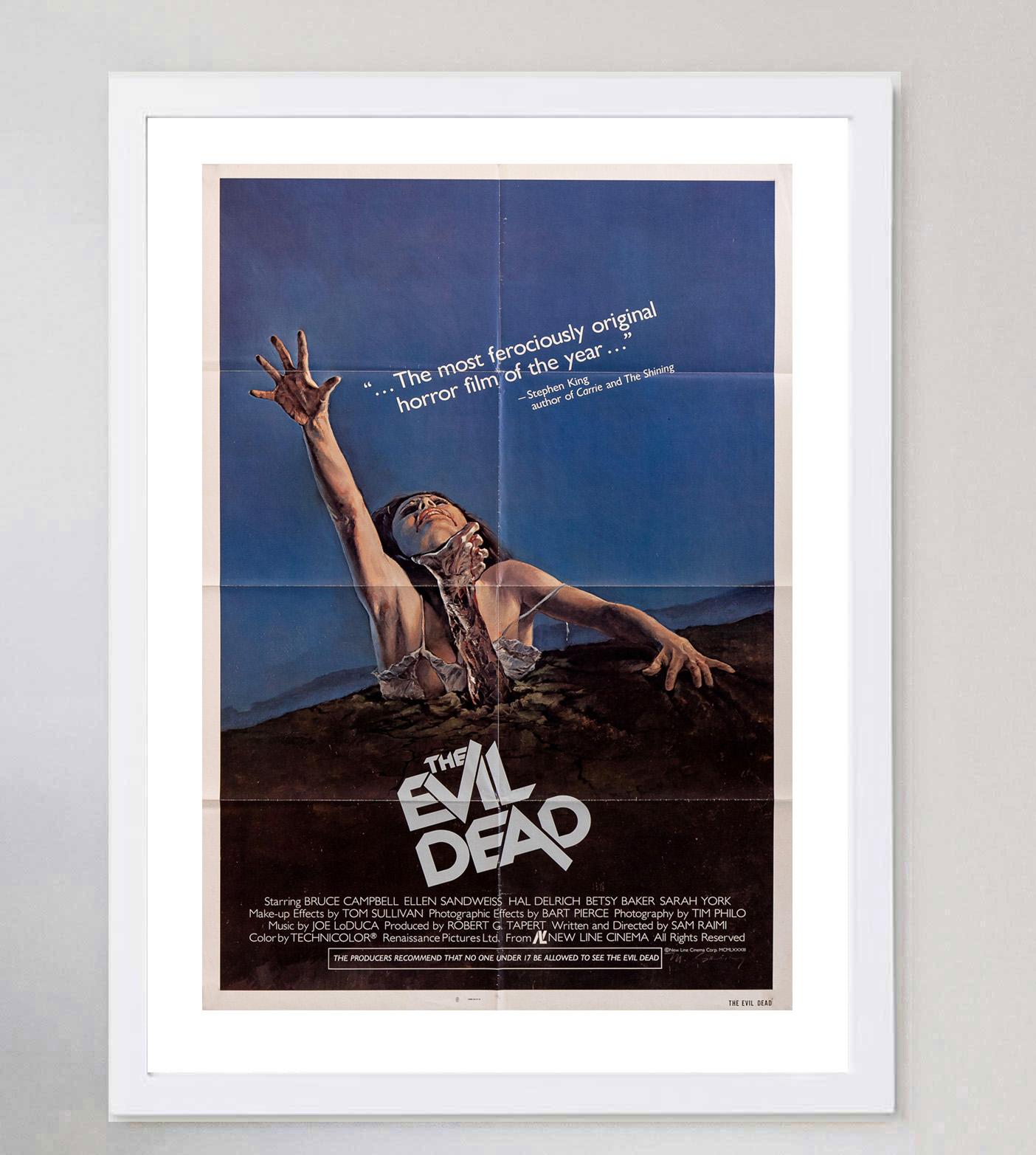 1981 Die bösen Toten Original Vintage Poster (Ende des 20. Jahrhunderts) im Angebot