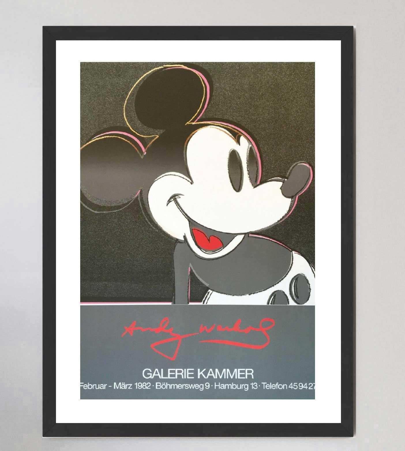 mickey mouse andy warhol print