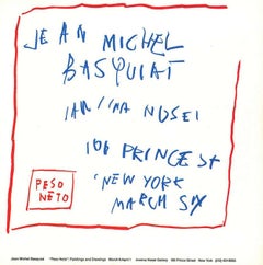 1982 Basquiat-Galerie-Anzeigen (Basquiat 1982)