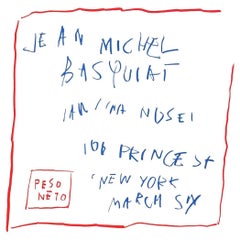 Pubblicità della Galleria Basquiat del 1982 (Basquiat 1982)