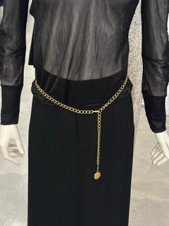 1982 Chanel Medallion chain belt